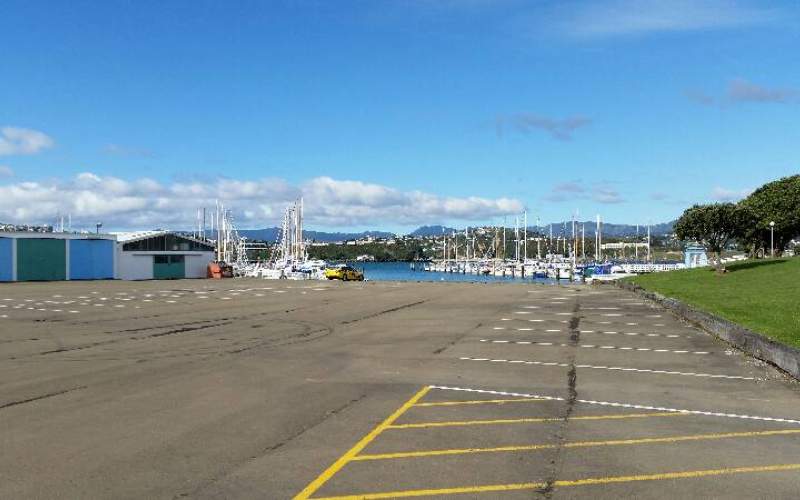 Evans Bay Marina Carpark Freedom/Basic Camp New Zealand